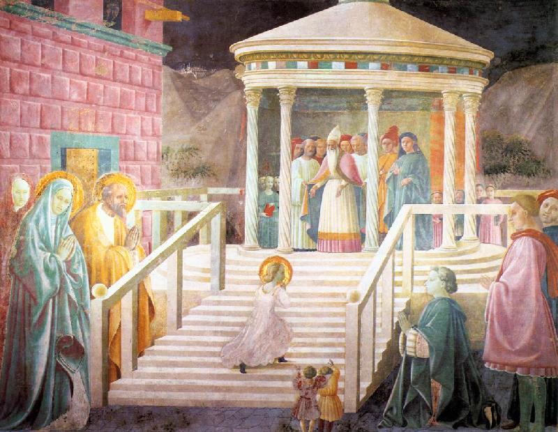 UCCELLO, Paolo Mary's Presentation in the Temple oil painting image